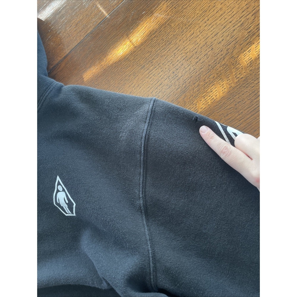 Volcom Girl Skateboard Collab‎ Black Hoodie Men's M - Picture 8 of 11